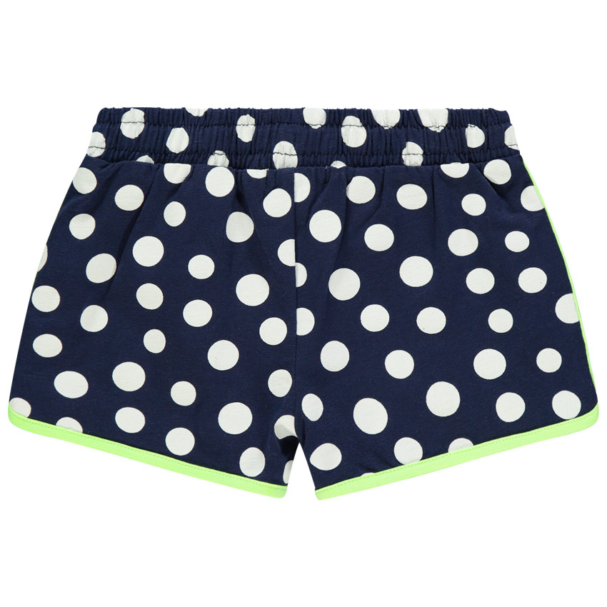 Short de jersey niña con estampado y cintura elástica 