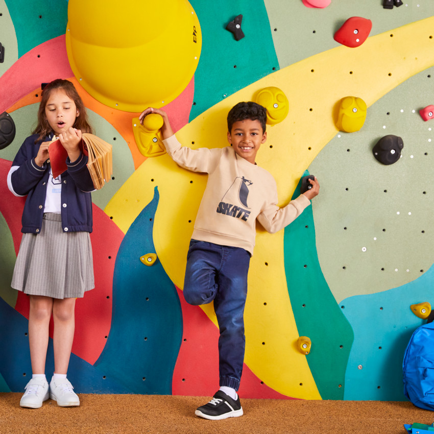Sudadera de manga larga de felpa para niño 