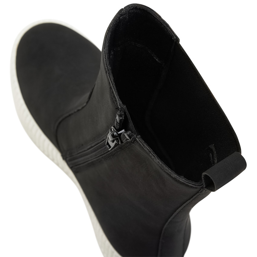 Botines de efecto ante con suela contrastante para niña  Additional Botines de efecto ante con suela contrastante para niña