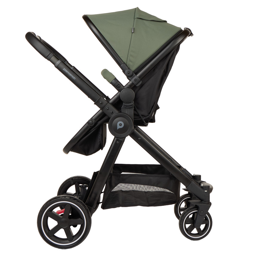 Carrito trio combinado Sienna y asiento de coche i-Prim kaki negro 