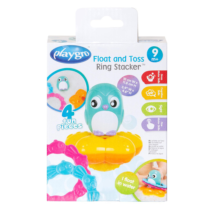 Mon pingouin de bain + anneaux empilables 