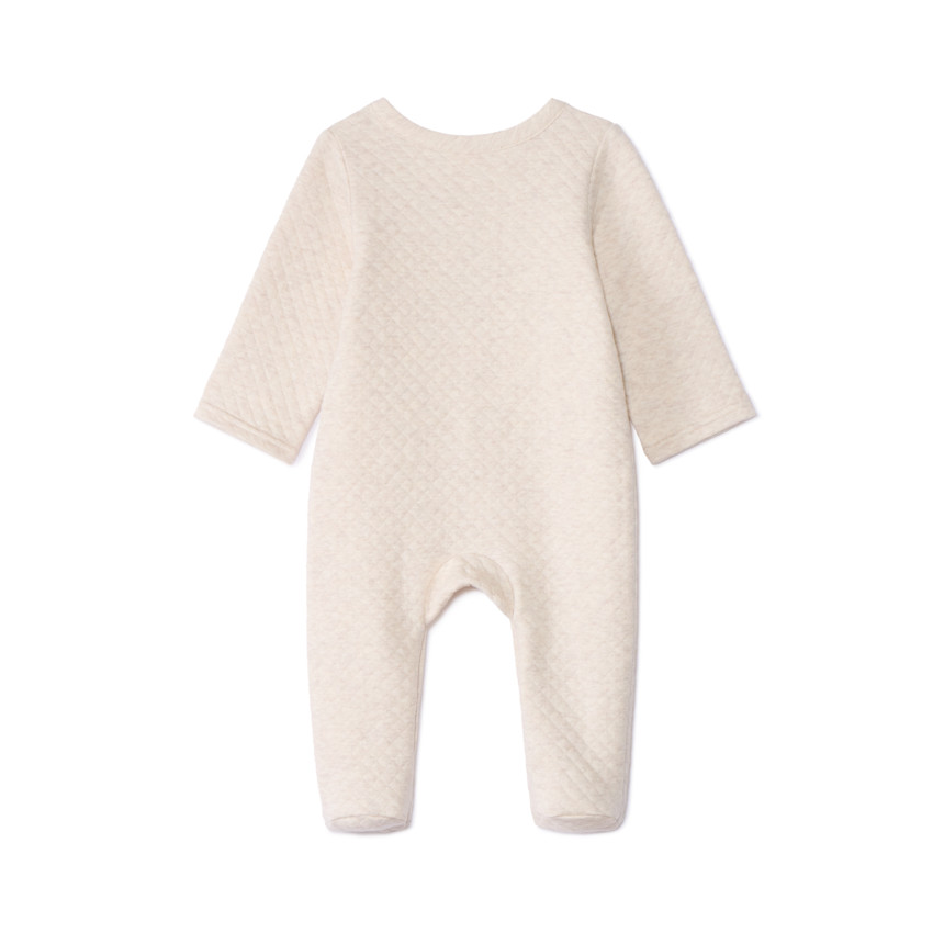 Pelele acolchado con parche de erizo para bebé 