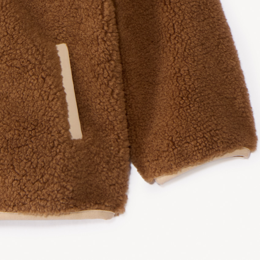 Veste en sherpa doublée micropolaire pour bébé garçon 