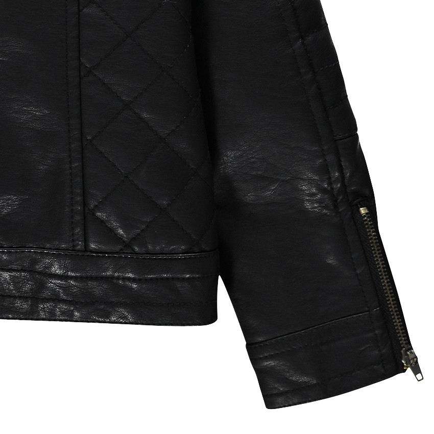 Cazadora Perfecto de aspecto cuero acolchado con detalle 