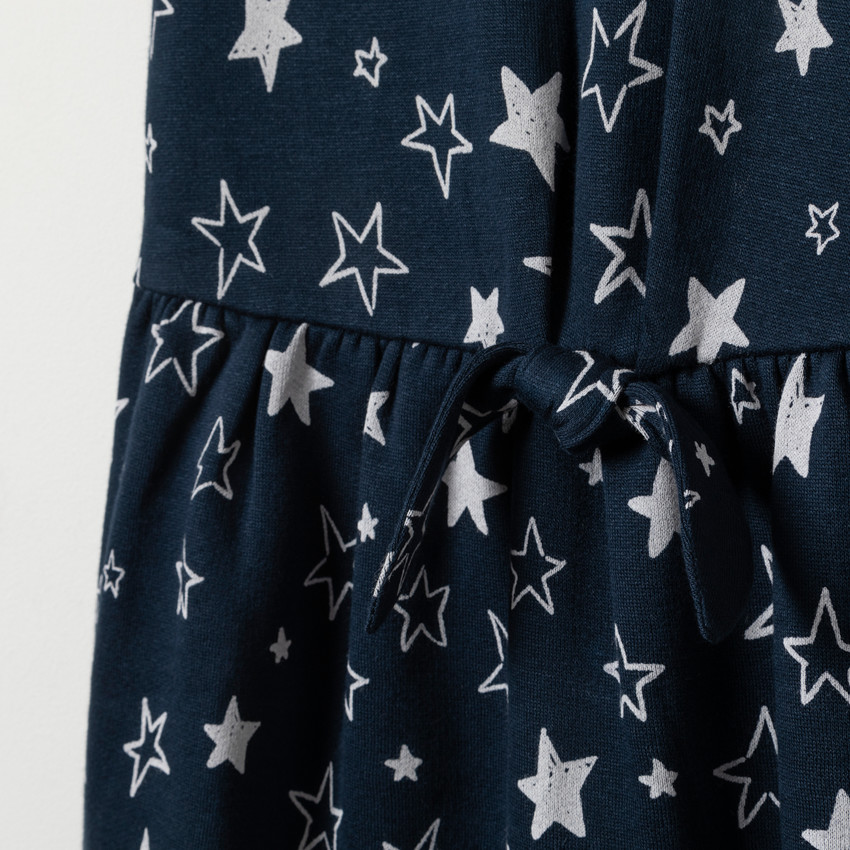 Vestido manga corta estampado all-over Main Vestido manga corta estampado all-over