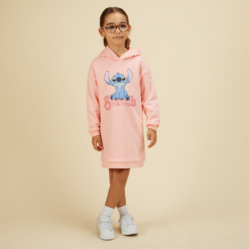 Robe sweat oversize print Stitch Disney pour fille