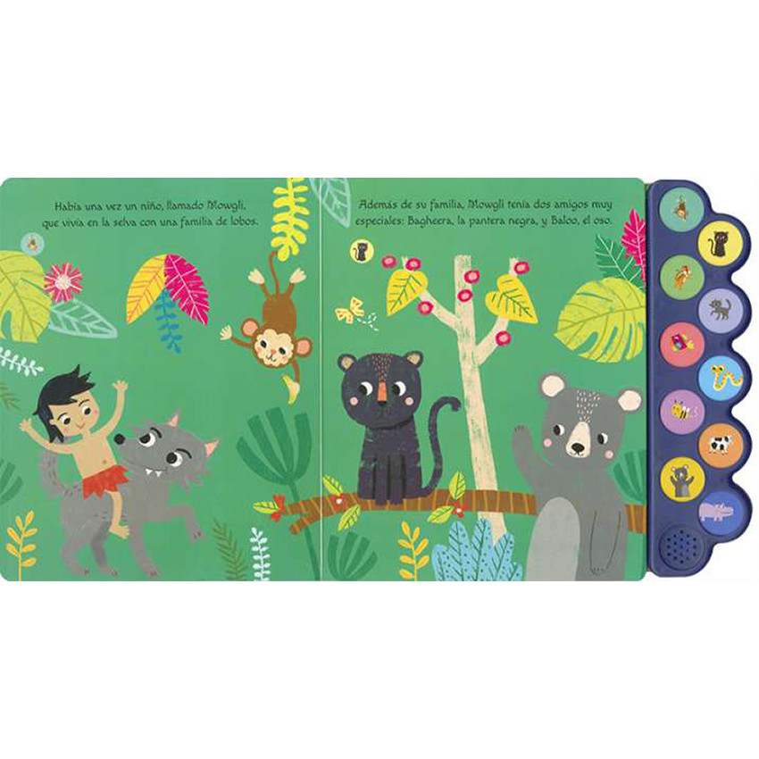Cuento interactivo El libro de la Selva +5 años 