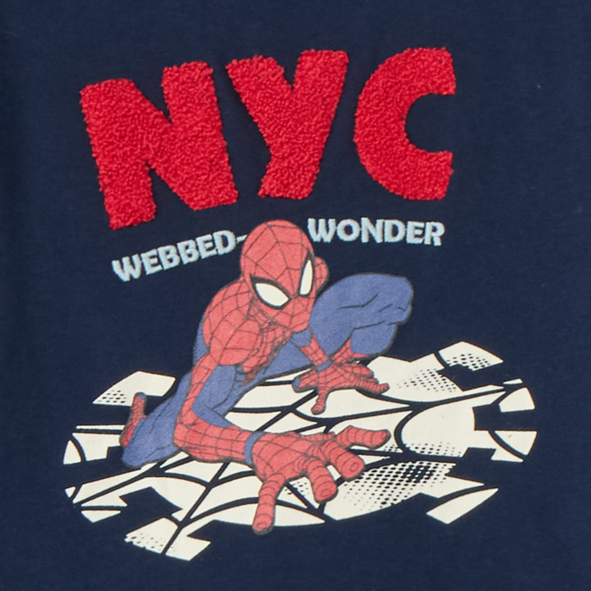 Conjunto de chándal de felpa de Spider-Man Marvel para niño 