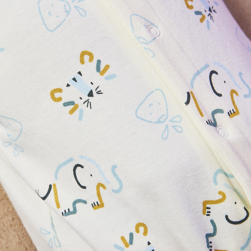 Pelele estampado animales salvajes para bebé niño 