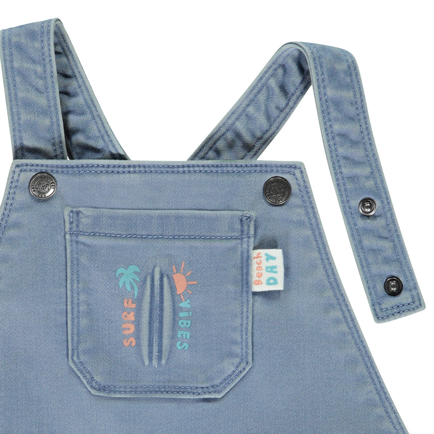 Peto corto liso y fantasía para bebé niño 