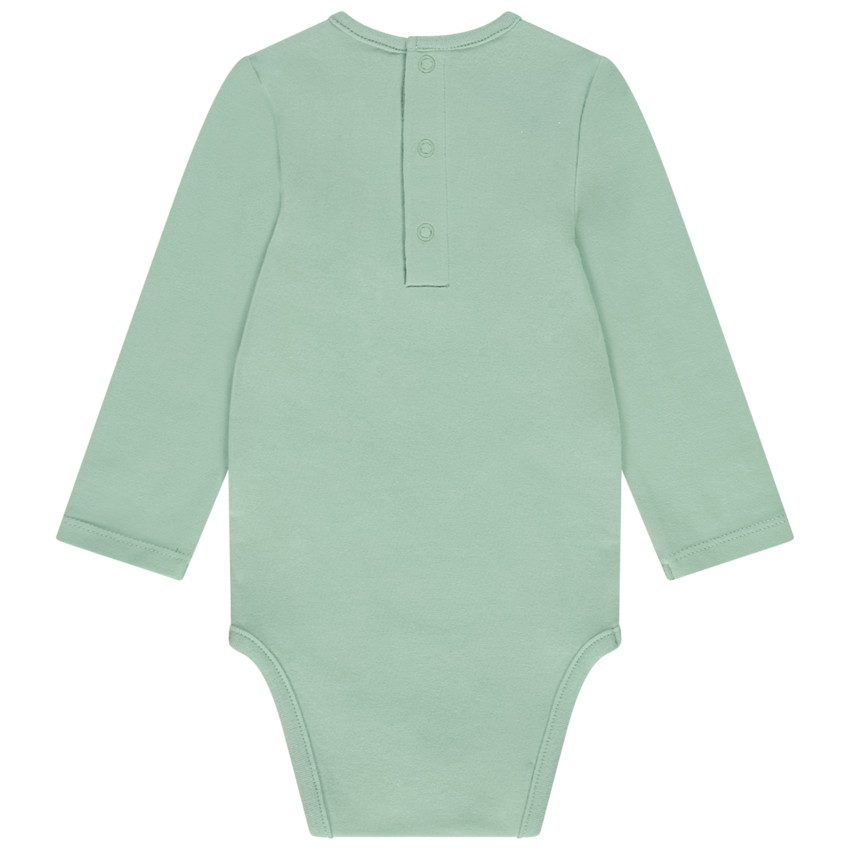 Pack de 3 bodies de manga larga lisos para bebé 