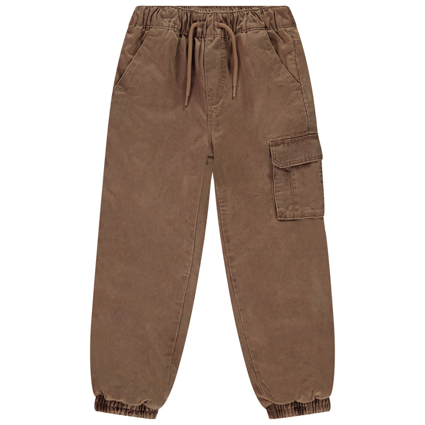 Pantalón cargo de tela para niño 