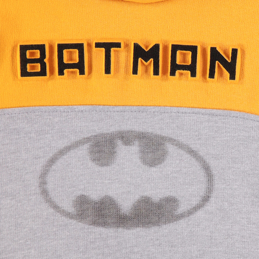 Sudadera de felpa bicolor con capucha Batman 