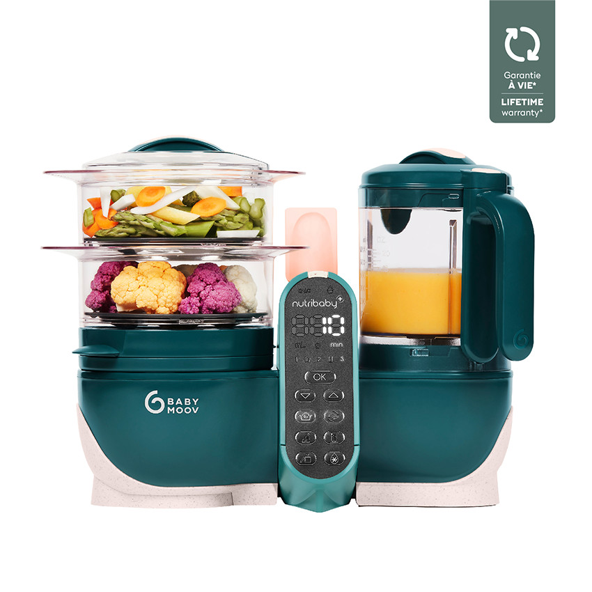 Robot de cocina para bebés 6 en 1 NutriBaby+ Opal green 