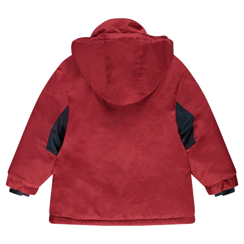 Cazadora de esquí bicolor impermeable con forro de micropolar 