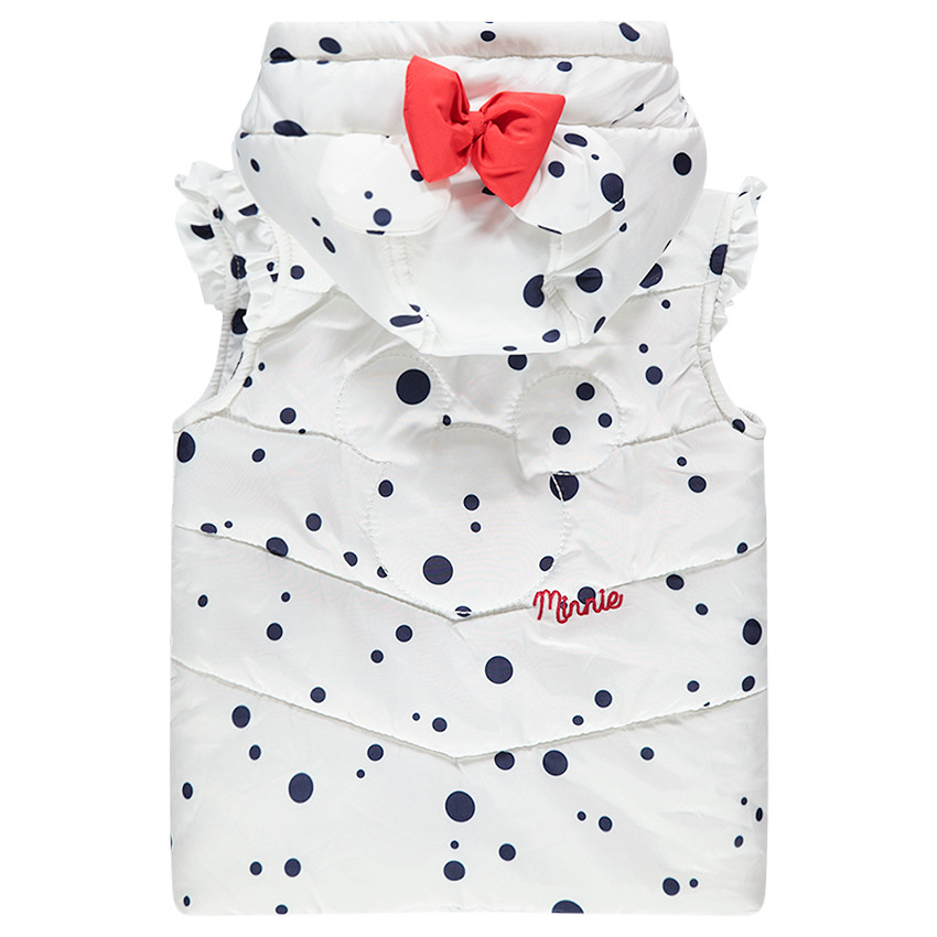 Chaleco anorak con forro de punto con lunares y orejas ©Disney Minnie 