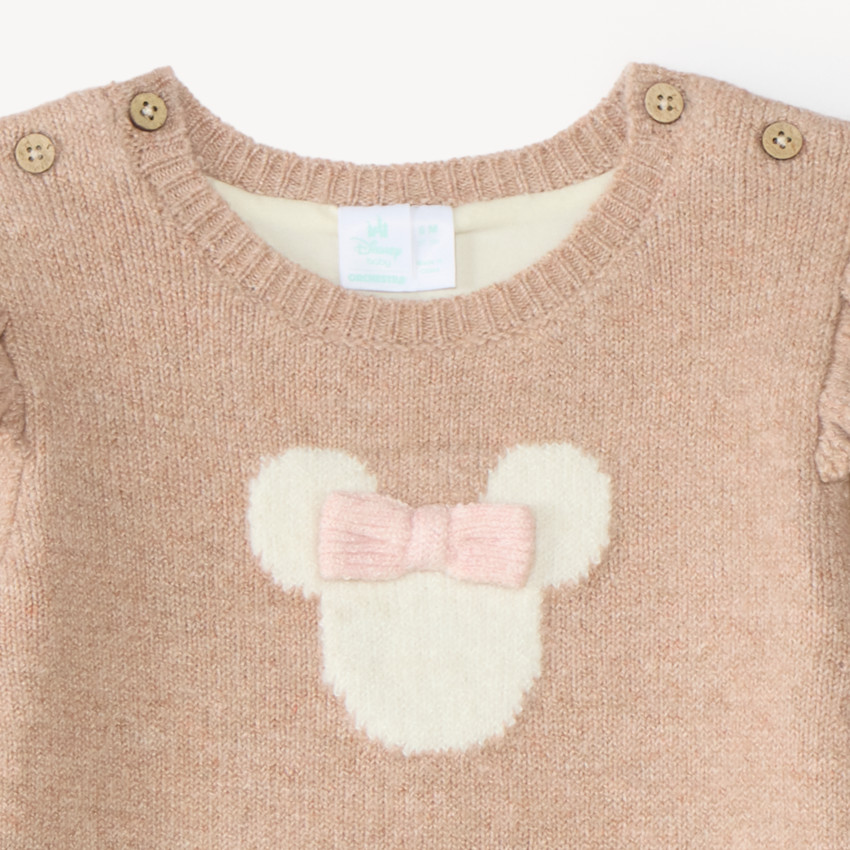 Mameluco de niña en punto de Minnie Disney 