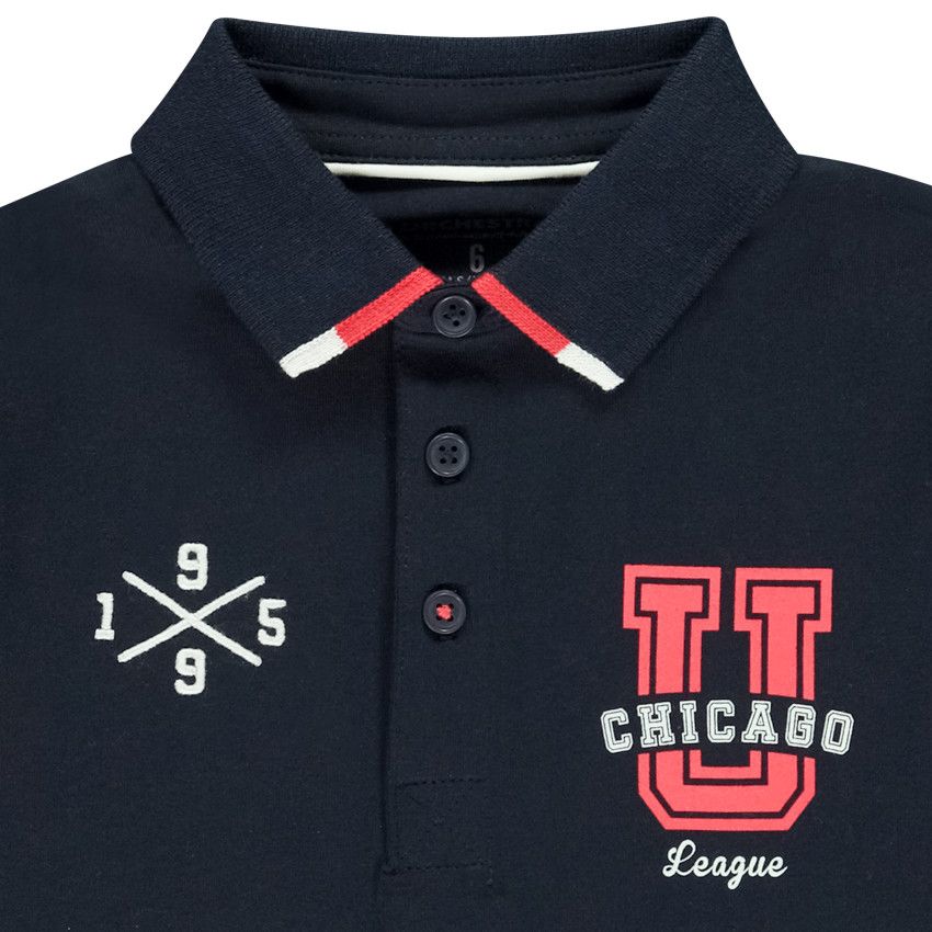 Polo de manga larga con diseño para niño  Additional Polo de manga larga con diseño para niño