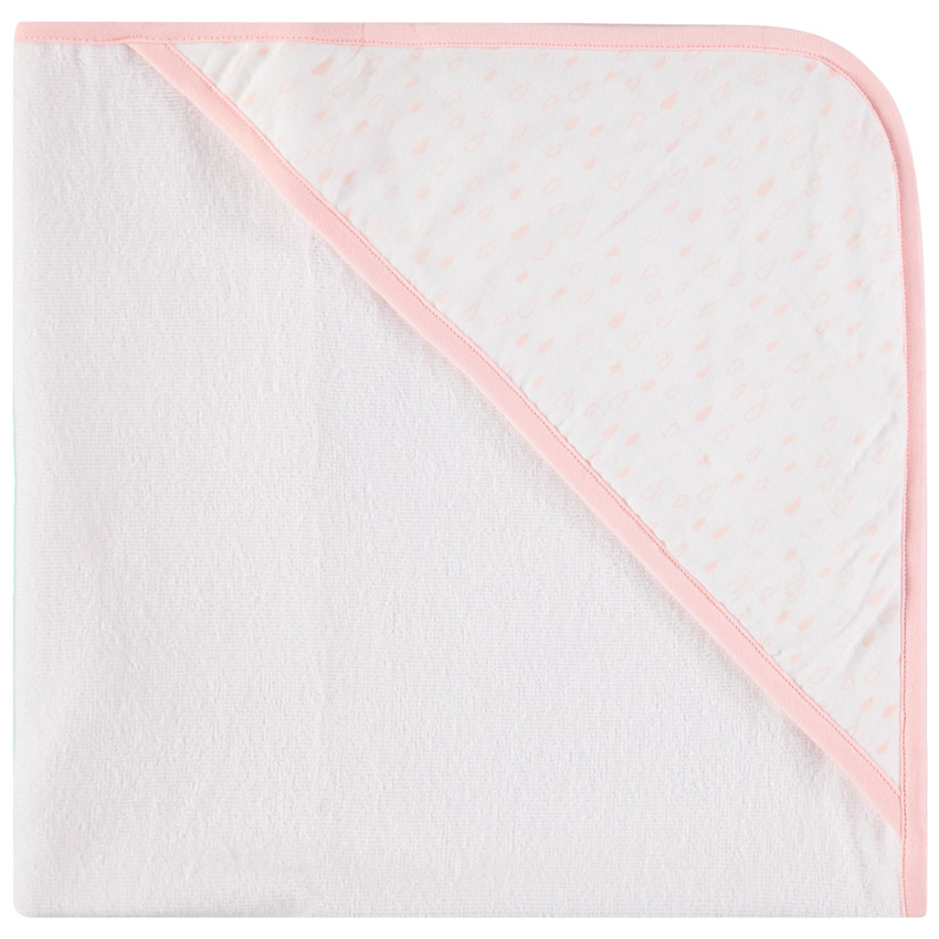 Conjunto de baño con capa con capucha y guante de algodón para bebé niña 