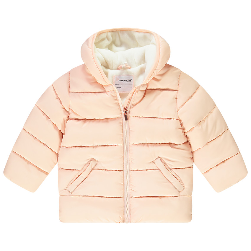 Doudoune unie en polyester avec effet matelassé pour bébé fille 