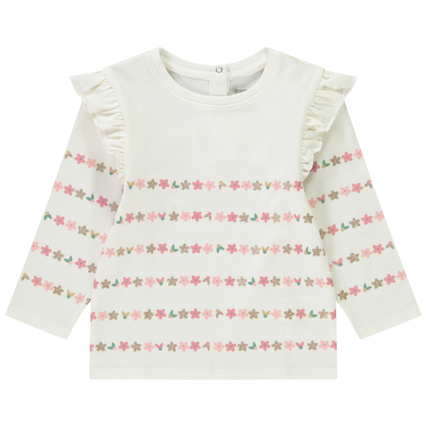 Camiseta de rayas con volantes para bebé niña  Additional Camiseta de rayas con volantes para bebé niña