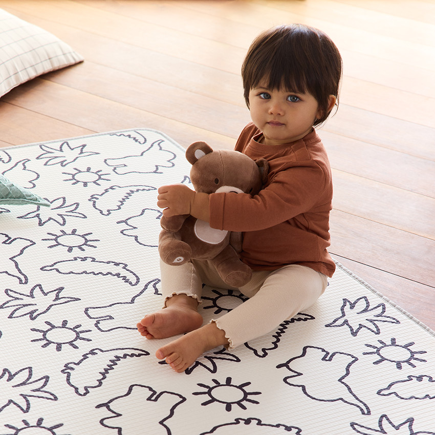 Tapis de juego reversible de espuma savana/circuito 