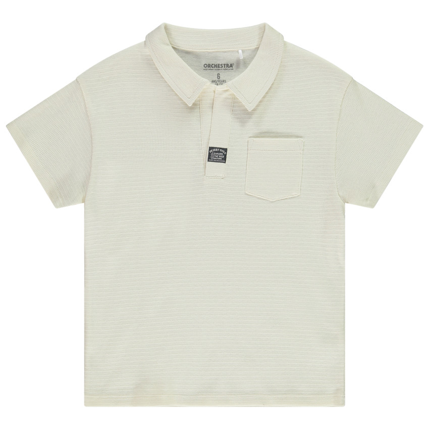 Polo manga corta print cactus para niño 