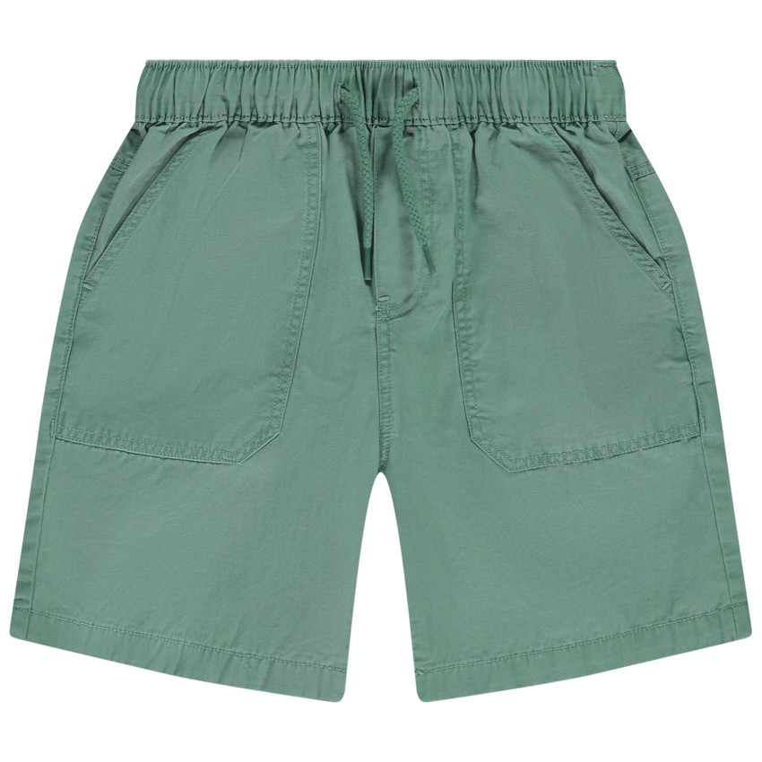 Bermudas lisas de tela para niño 