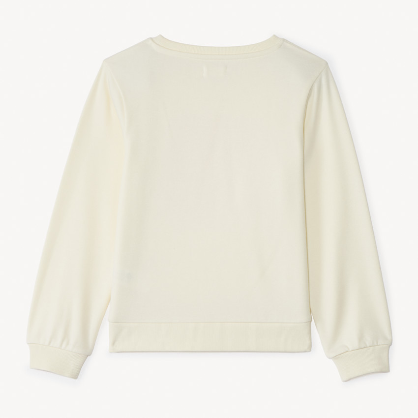 Sudadera de felpa con estampado para niña 