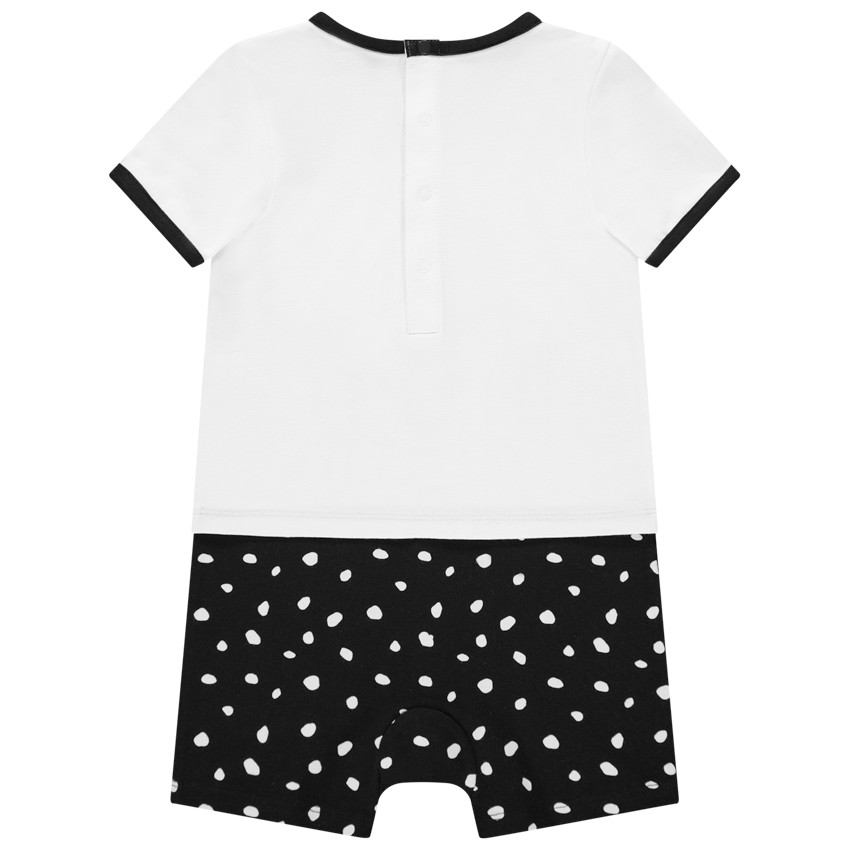 Pelele corto efecto 2 en 1 estampado 101 Dálmatas Disney 