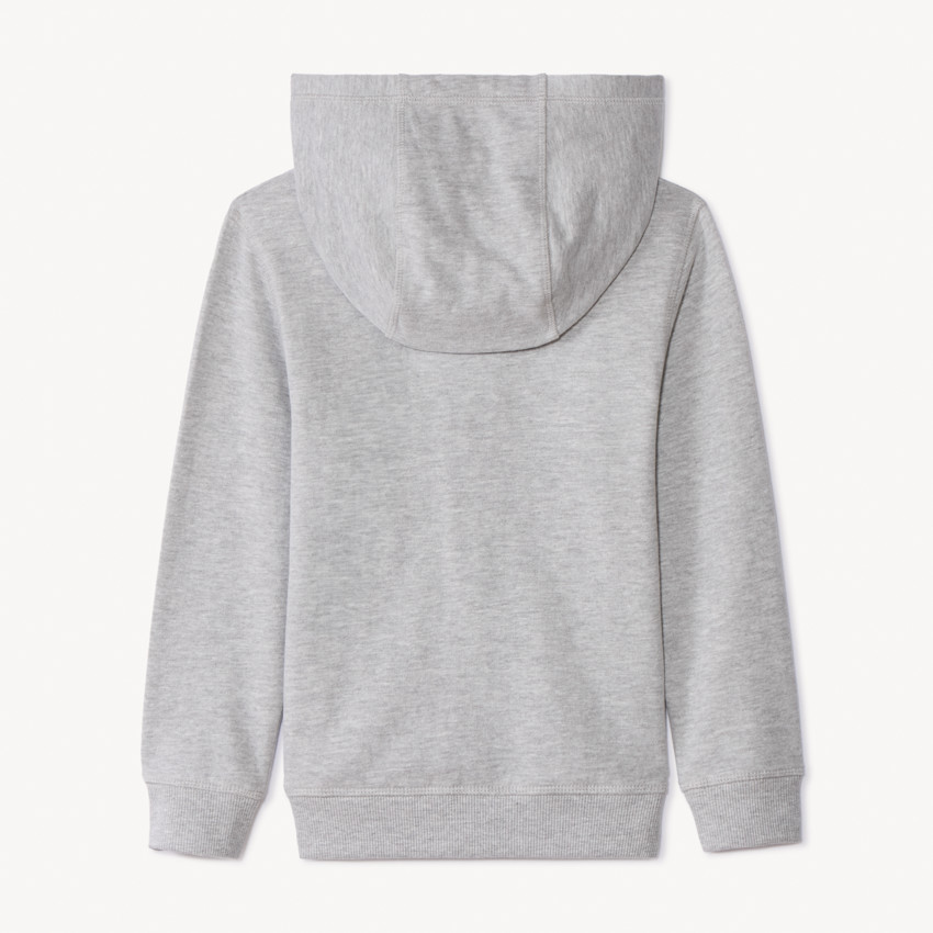 Sudadera con capucha de felpa lisa para niño 