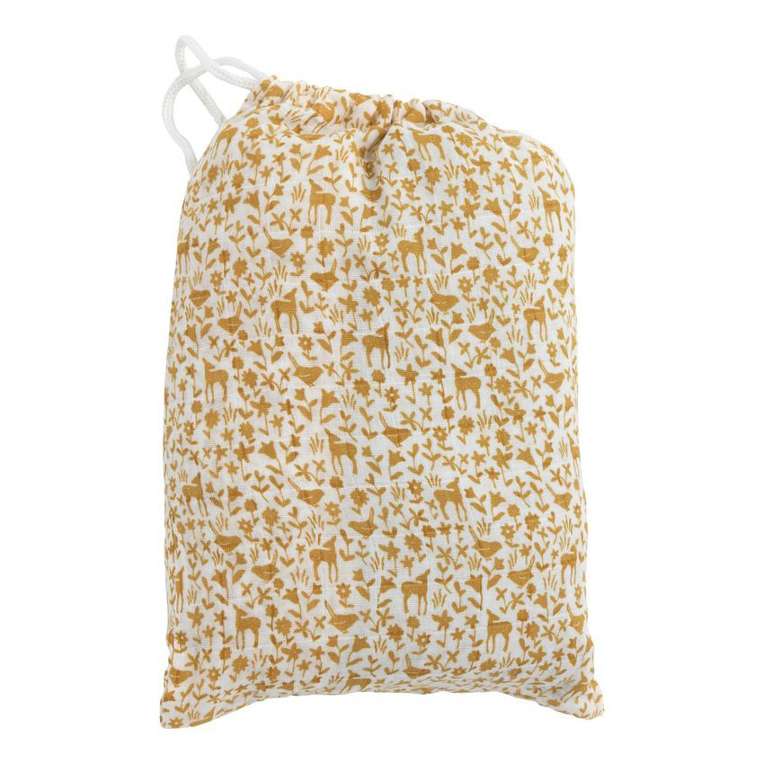 Lot de 2 draps housse en coton pour lits 60 x 120 ou 70 x 140 cm - Promenons nous  