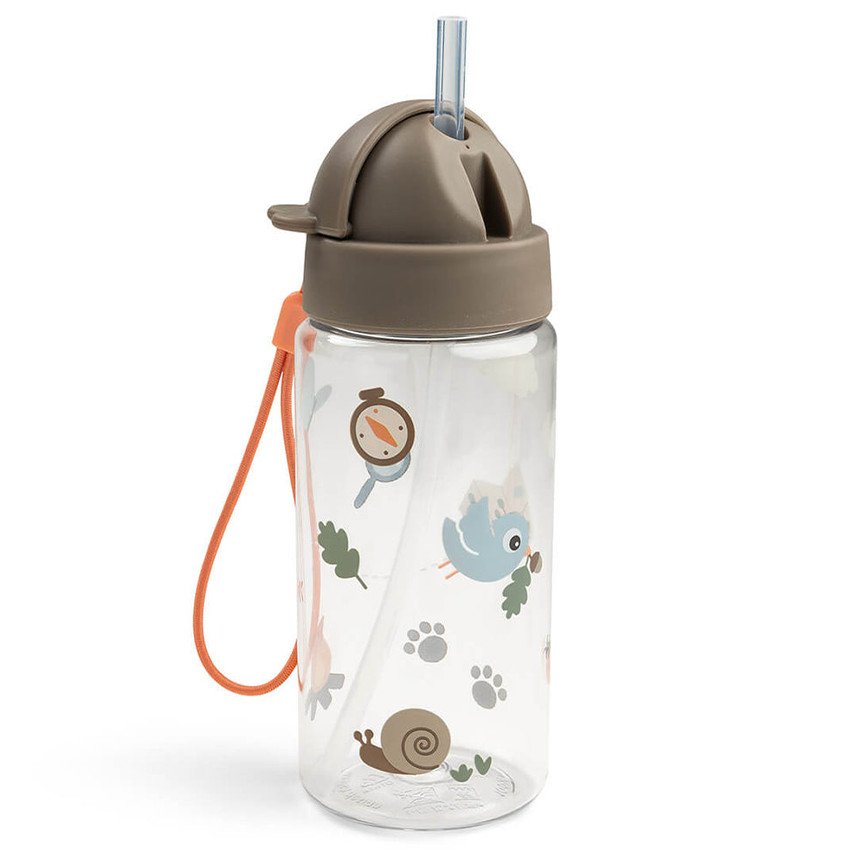 Botella con pajita 350ml Trails - Arena 