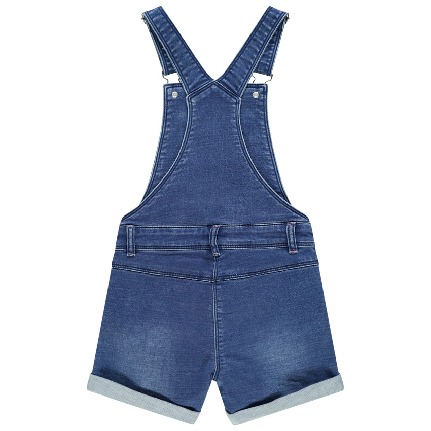 Peto vaquero corto con detalles de coloridos y cerezas de lentejuelas  Additional Peto vaquero corto con detalles de coloridos y cerezas de lentejuelas