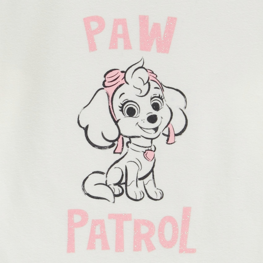 Camiseta de manga larga de jersey estampada Patrulla Canina para niña 