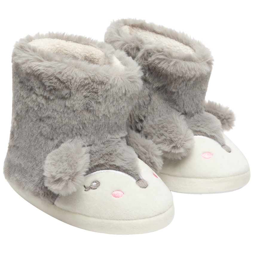 Botines con motivo animal para bebé niña 