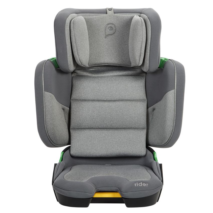 Silla de coche plegable i-Size y Isofix Rider 100-150 cm gris 