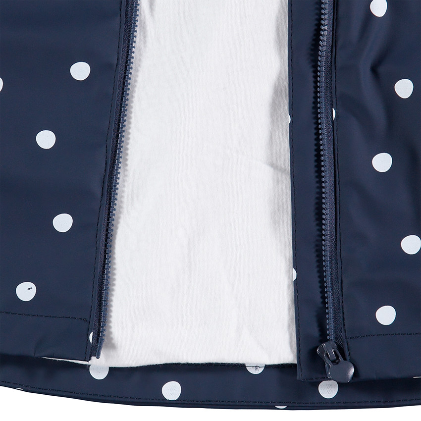 Parka de goma con lunares all over y forro de punto  Additional Parka de goma con lunares all over y forro de punto