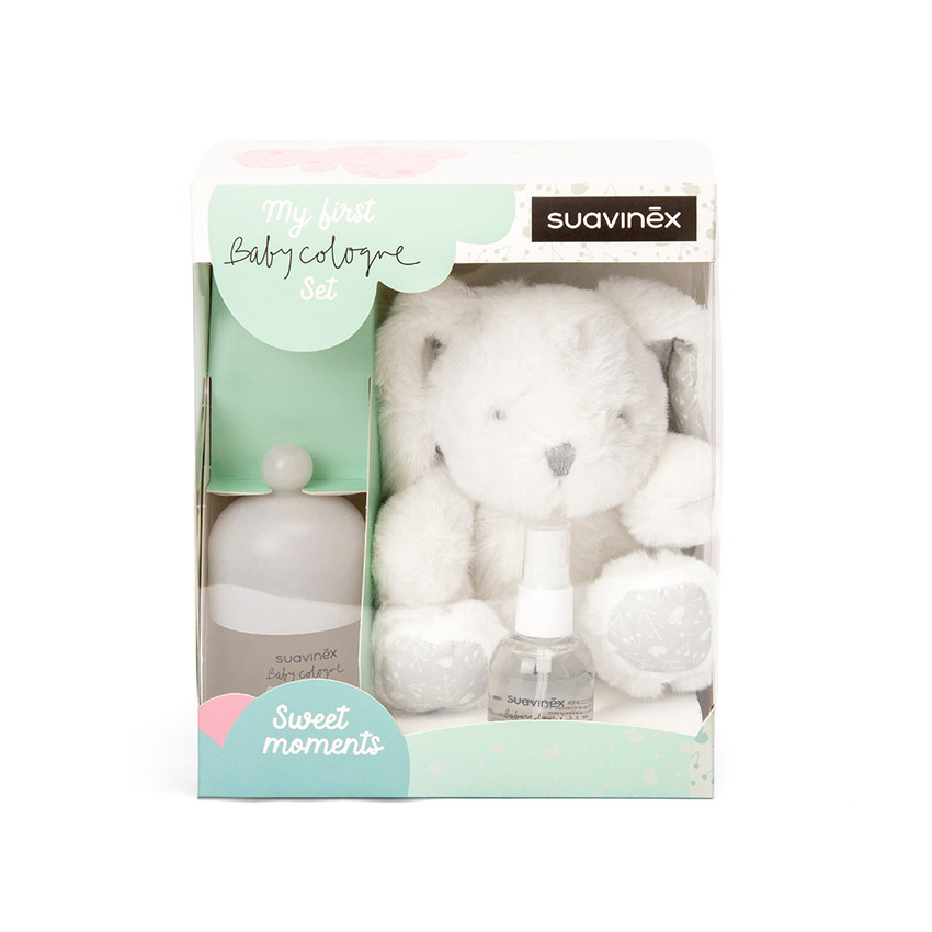 Pack de colonia sin alcohol Baby Cologne 100 ml + 50 ml y peluche  Additional Pack de colonia sin alcohol Baby Cologne 100 ml + 50 ml y peluche