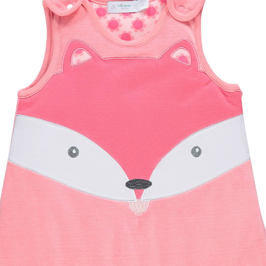 Saquito para dormir de terciopelo y tejido de punto 