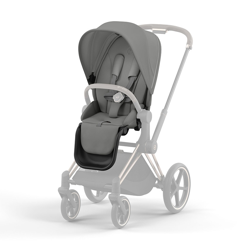Habillage de siège pour poussette Priam 4/e-Priam 2 mirage grey 