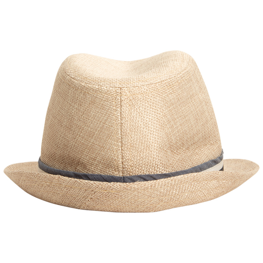 Borsalino avec galon en chambray pour bébé garçon 