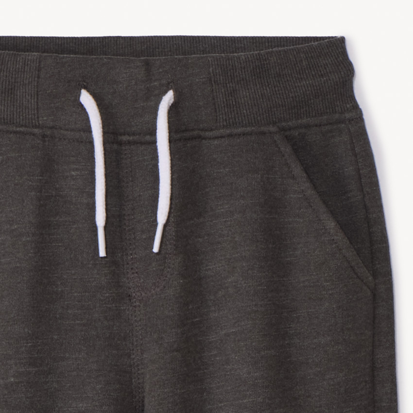 Pantalón de chándal para niño en felpa lisa 