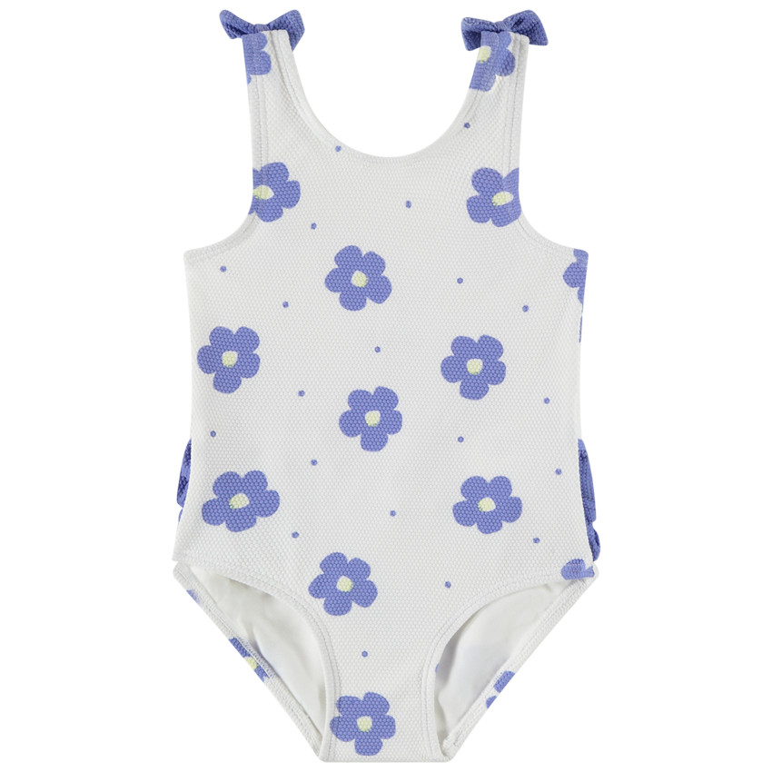 Bañador de una pieza con volantes y estampado floral para bebé niña 
