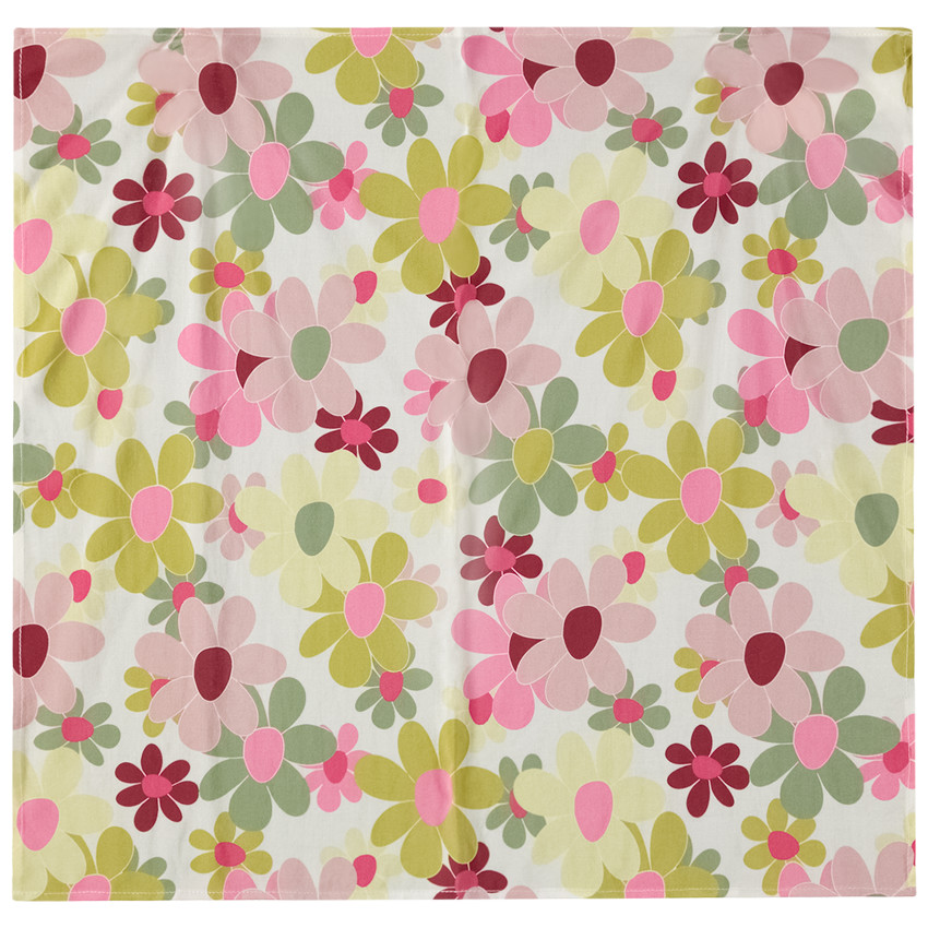 Bandana estampado flores retro para niña 