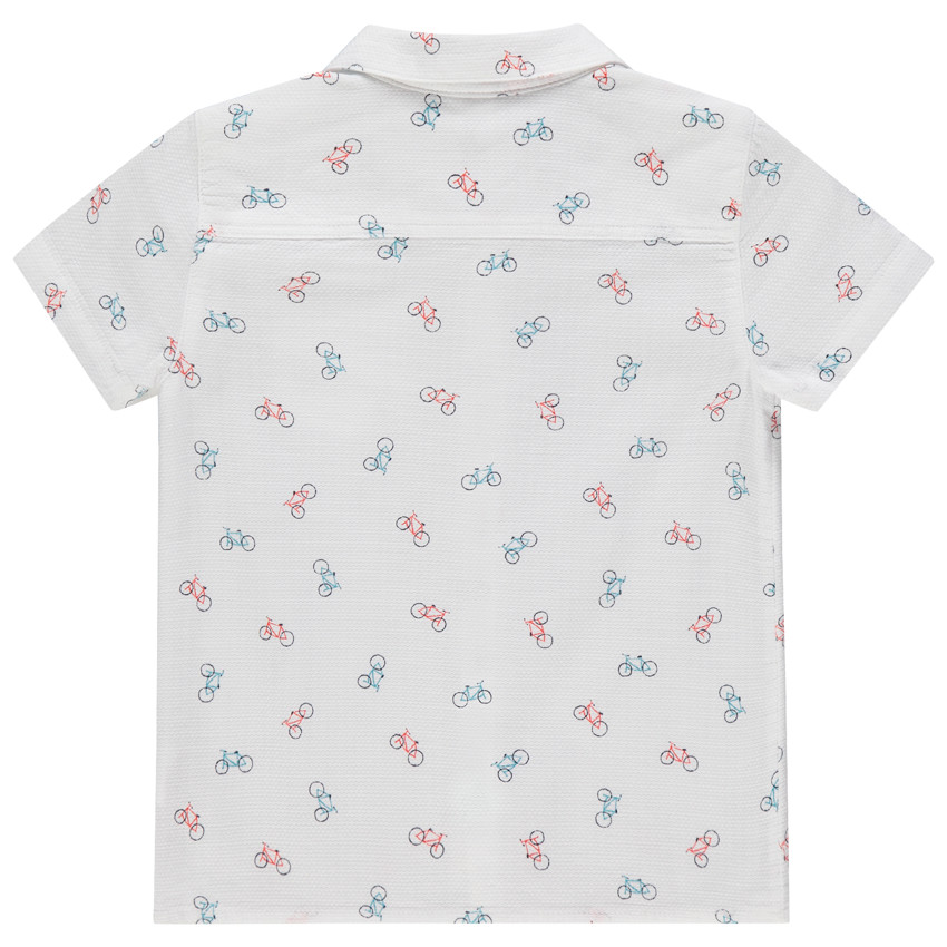 Camisa manga corta motivo bicicleta 