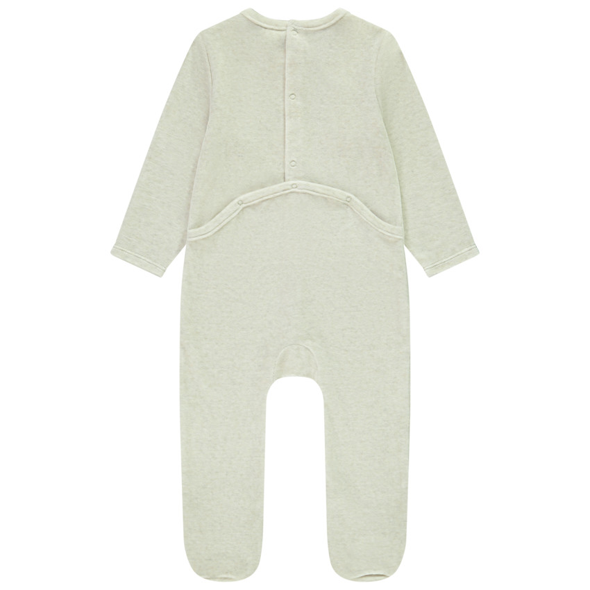 Pelele de terciopelo Stitch Disney para bebé niño con aberturas según la edad 