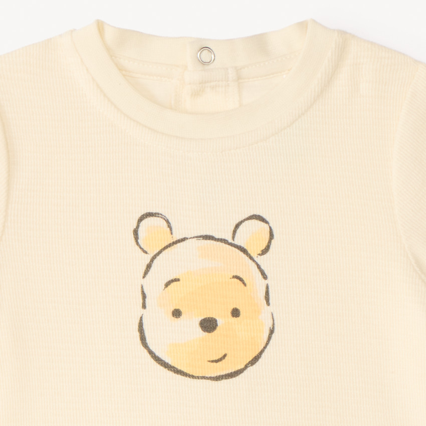 Conjunto de 2 piezas camiseta + pantalones cortos Winnie the Pooh Disney para bebé niño 