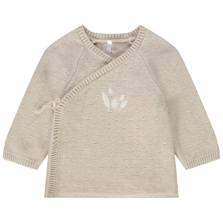 Chaqueta de punto calado con bordados para bebé  Additional Chaqueta de punto calado con bordados para bebé