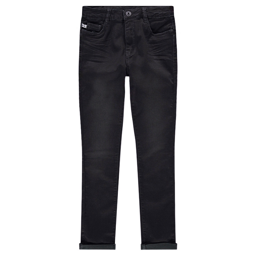 Júnior - Vaqueros de corte skinny con efecto desgastado y arrugado 